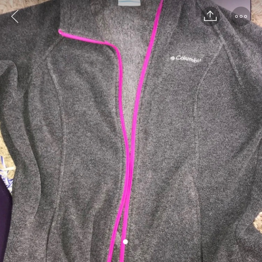 Columbia gray and pink jacket